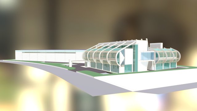 Office Factory Laboratory 4 3D Model