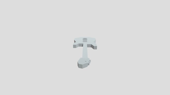 richi guitar from dude theft wars 3D Model