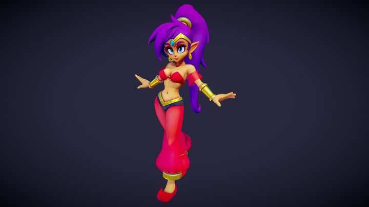Shantae 3D Model