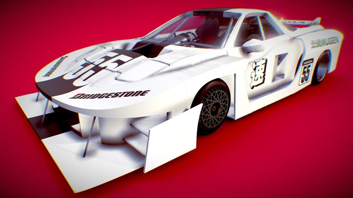 Honda Nsx Team Honda #55 – Modello 3D gratuito STL
