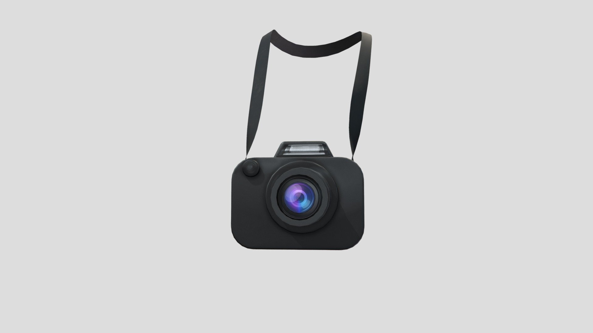 Classic Hang Neck Digital Camera — Sketchfab embed 3D viewer
