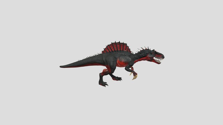 Indo - Allonosaurus 3d Model 3D Model