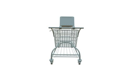 Shopping Trolly II 3D Model