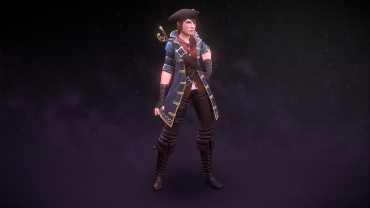 Pirate Village Character - DMU 1st Year 3D Model