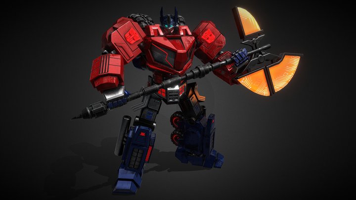 Optimus Prime (WFC) Remastered Model 3D Model