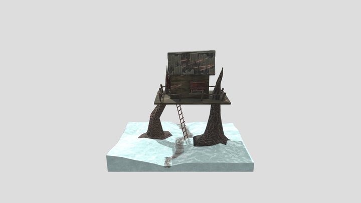 Tree house 3D Model