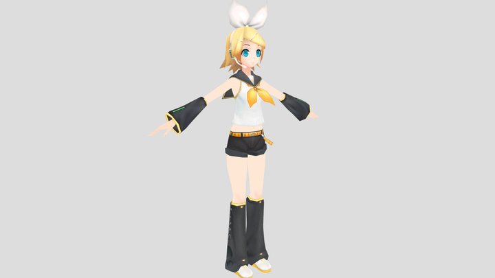 Kagamine Rin – Free 3D Model STL