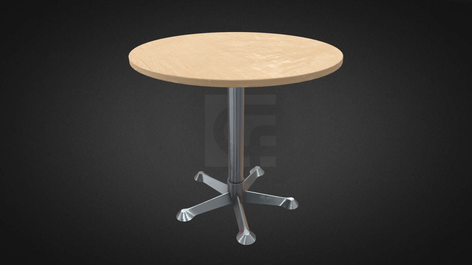 3D model Cross Table Hire - This is a 3D model of the Cross Table Hire. The 3D model is about a table with a lamp shade.