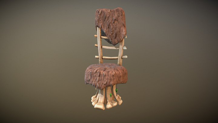 Bone Chair | Beyond Skyrim: Valenwood 3D Model