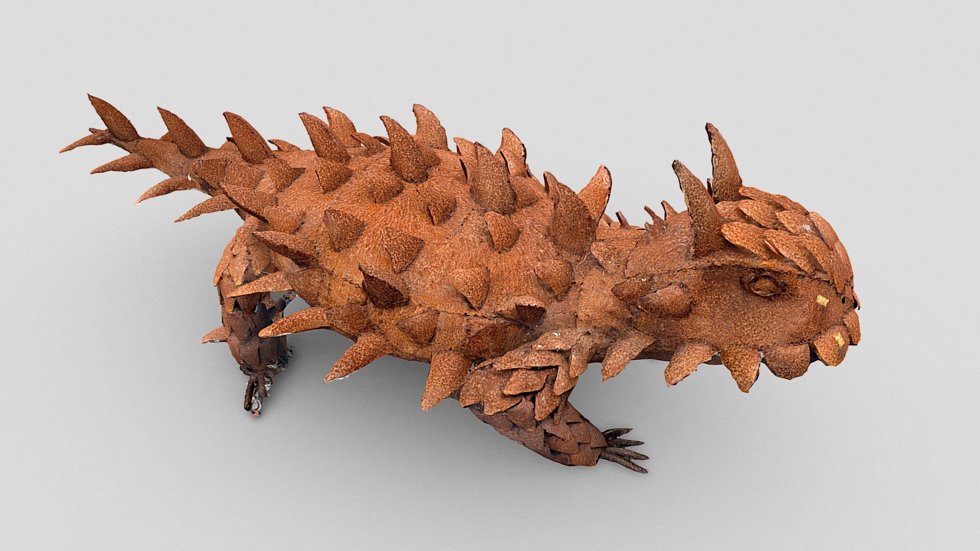 Day 245: Spiny lizard dinosaur - 1scanaday