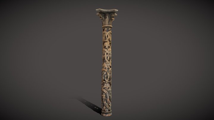 Колона декоративна. ХꓦІІІст. 3D Model