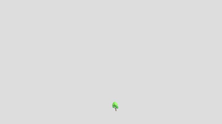 Google Poly Tree Rigged 3D Model