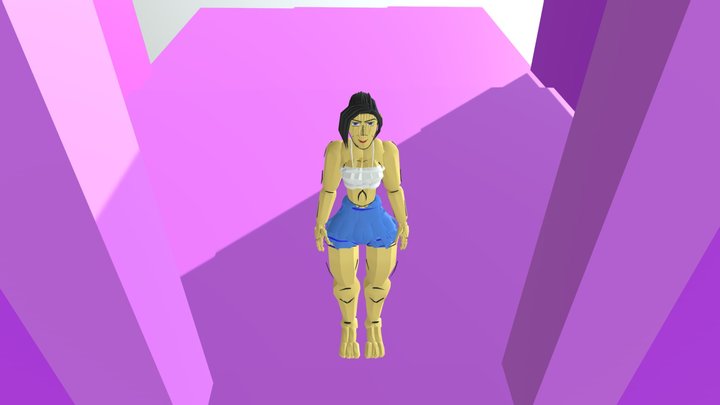Morning Girl1 3D Model