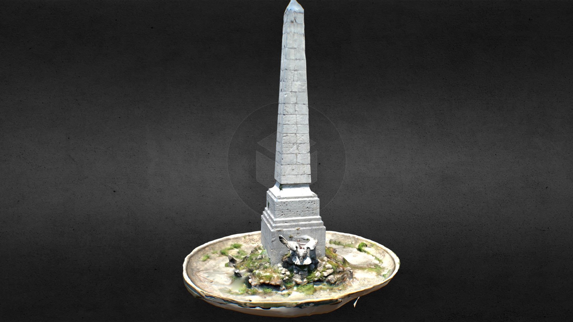 Obelisco, Carditello, Nápoles, Italia