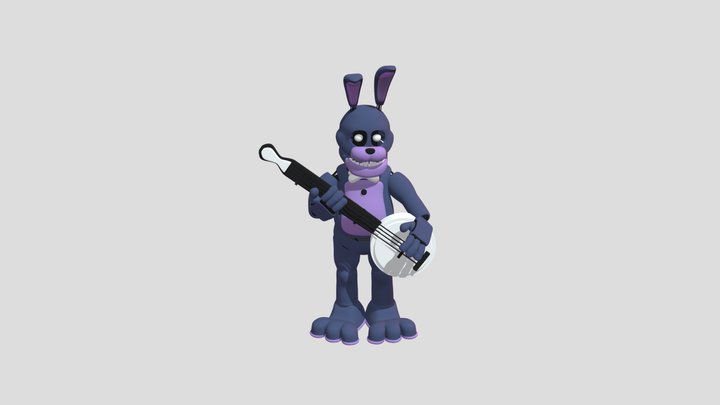 fnaf-plus-bonnie-fbx 3D Model