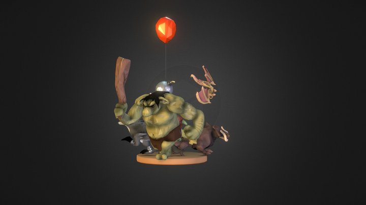 Viking Rage: Enemies 3D Model