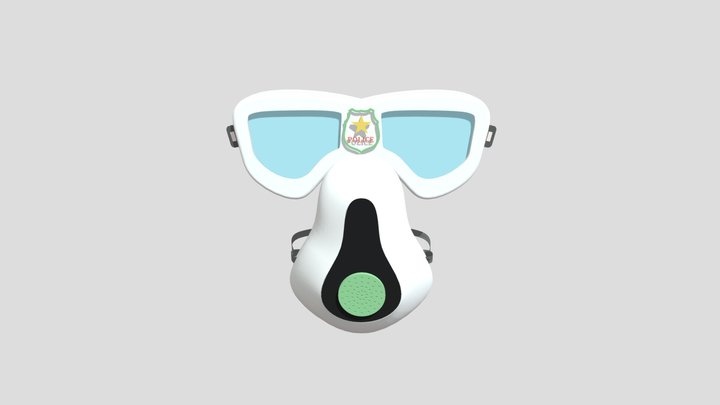 Mask For Police Dept 3D Model
