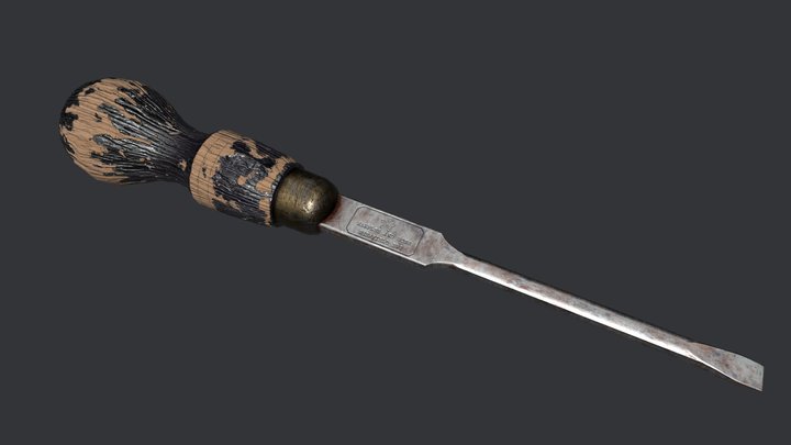 Game Asset Pipeline Assignment 2: Screwdriver 3D Model