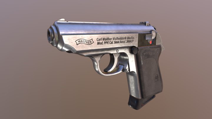 Walther PPK 3D Model