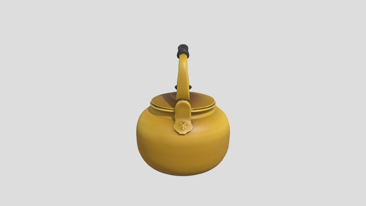 Bokraj - Traditional Moroccan Teapot 3D Model