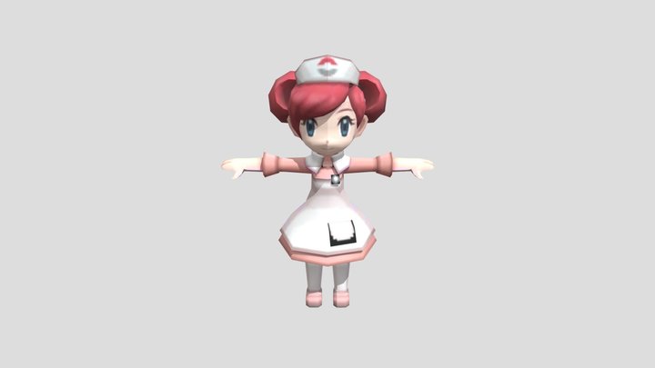 Pokemon Center Nurse 3D Model