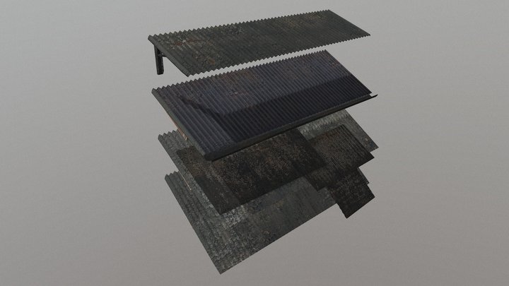Roof Set 3D Model