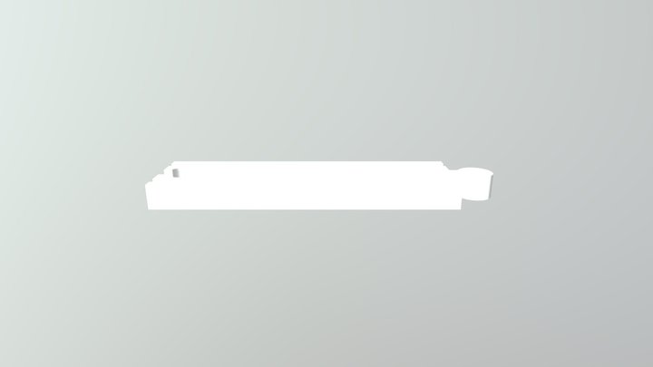 Straight Track 3D Model