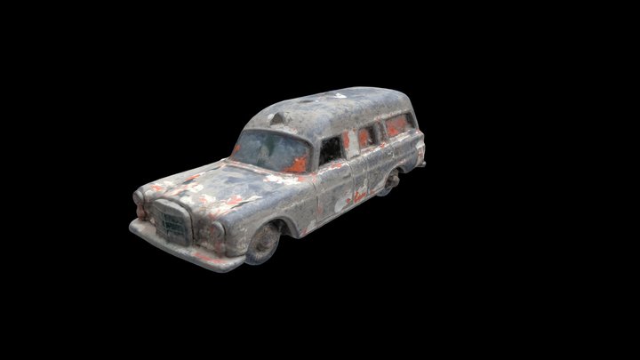 Matchbox Mercedes Benz Ambulance Toy Car 3D Model