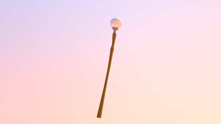 Osrs Magic Staff 3D Model