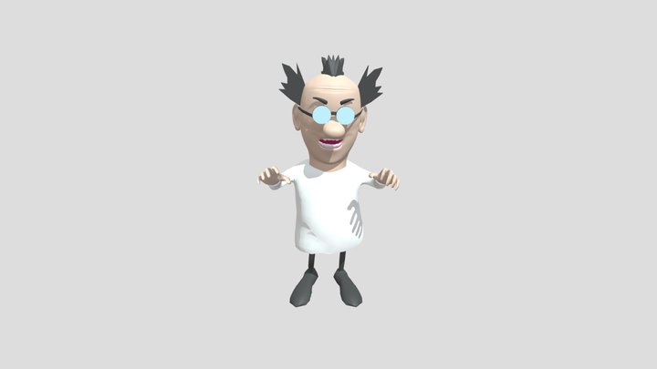 Doctor Laughing 3D Model