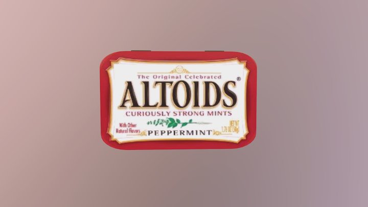 Altoids Tin 3D Model