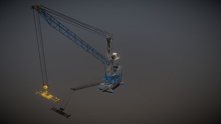 Harbor crane 3D Model