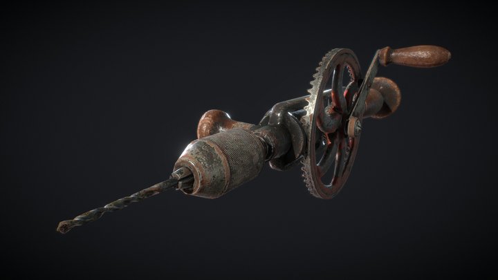 Millers Falls No. 980 Drill 3D Model