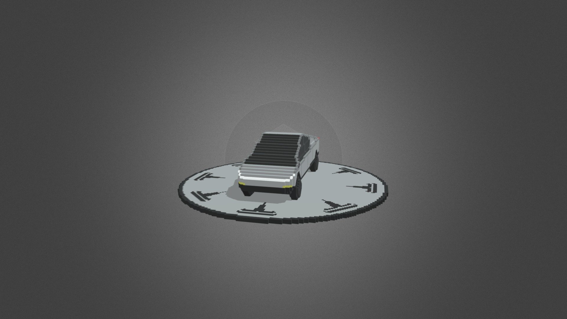 Tesla Cybertruck Mini voxel model