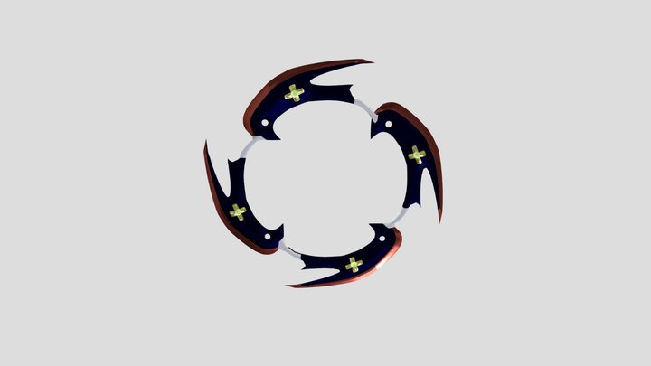 Chakram Weapon 3D Model