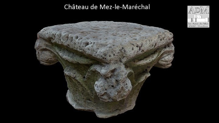 Château du Mez le Maréchal - Dordives (France) 3D Model