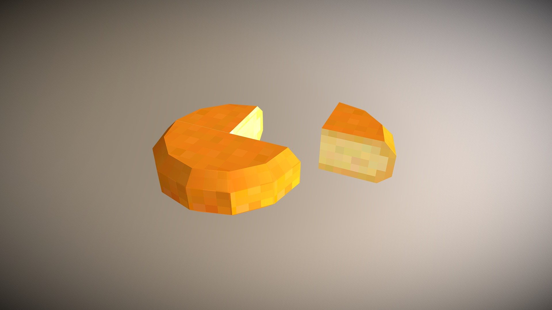 Low-poly Cheese