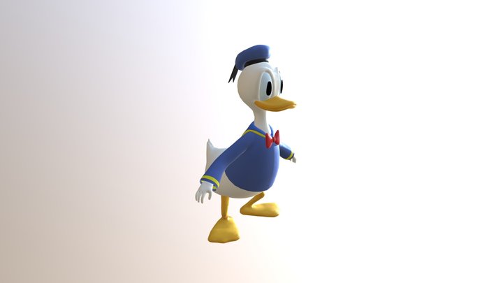 Donald Duck 3D Model