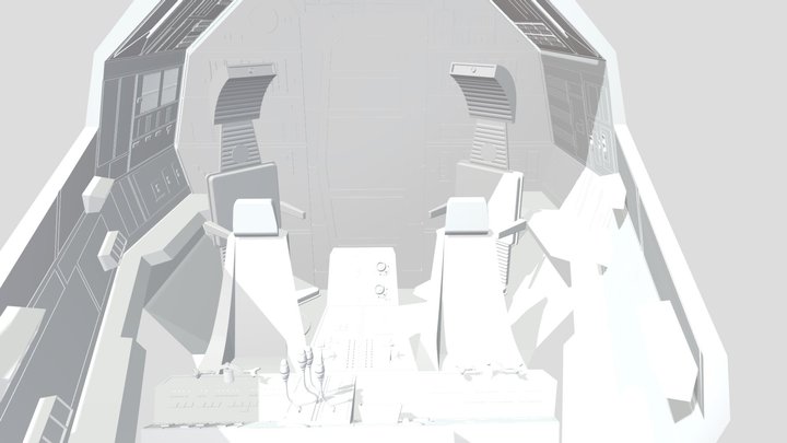Millenium Falcon Cockpit 3D Model