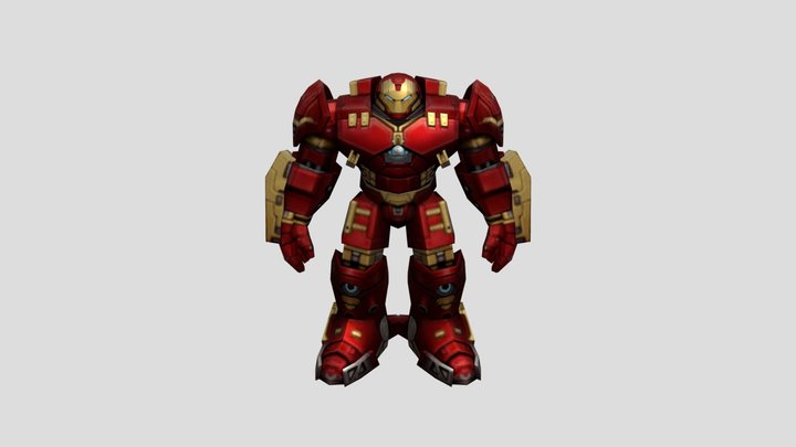 Iron man Hulk 3D Model