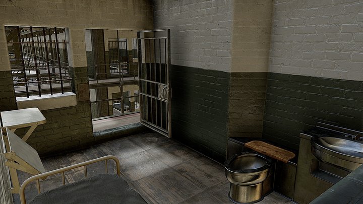 Prison Environment 3D Model