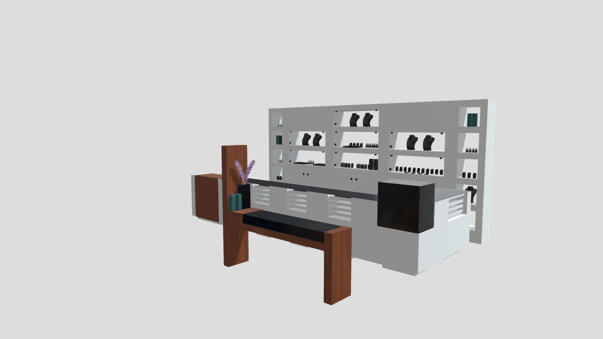 Store fixtures 25 AM216 Archmodel - Buy Royalty Free 3D model by ...