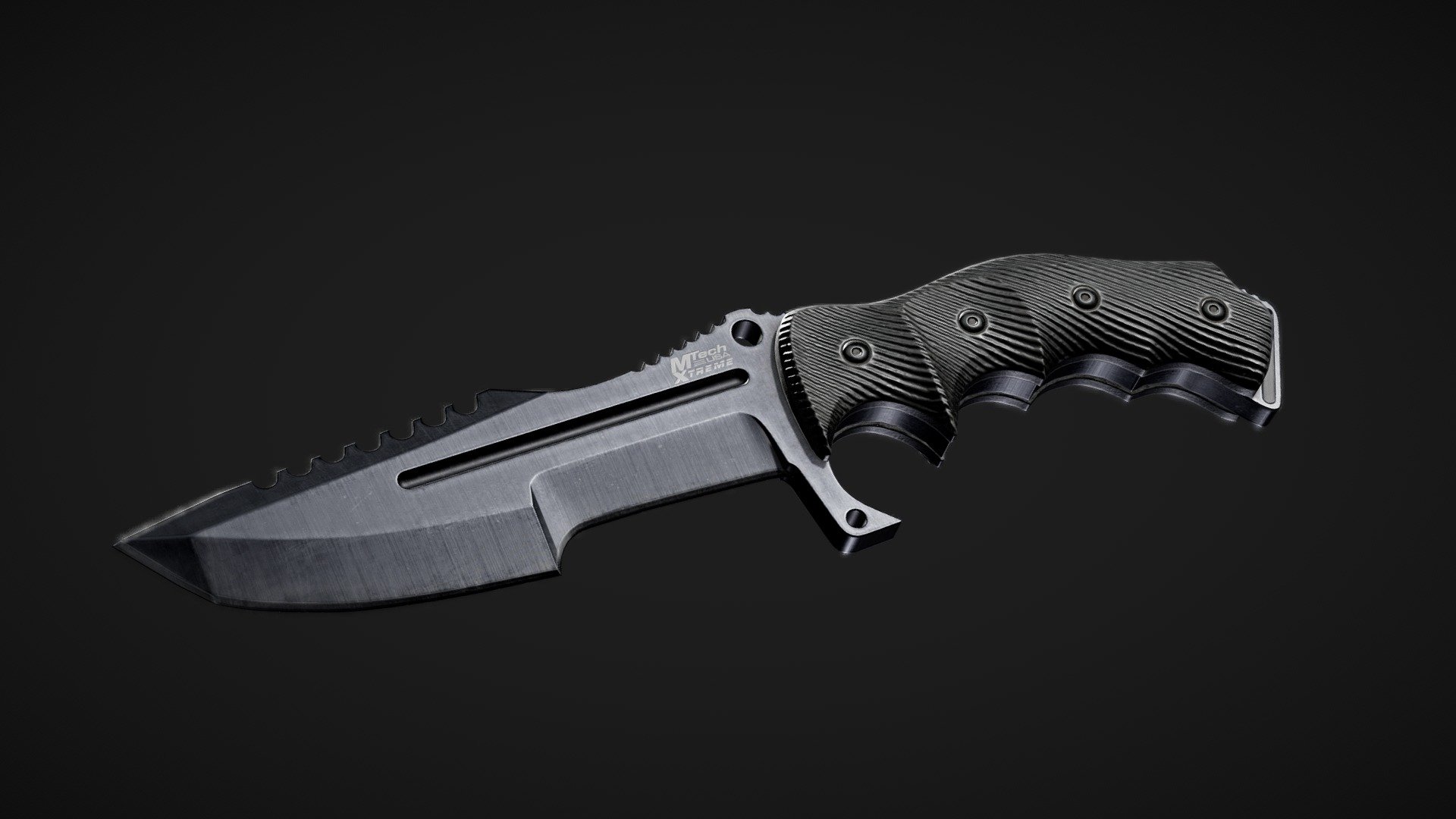 MTECH USA Xtreme Tactical Knife - Download Free 3D model by Lokeig ...