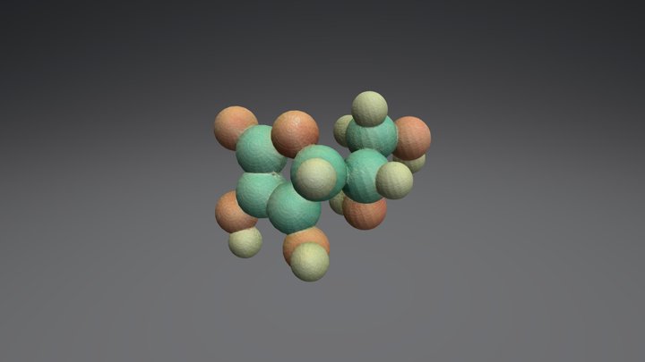Molecule Turntable 3D Model