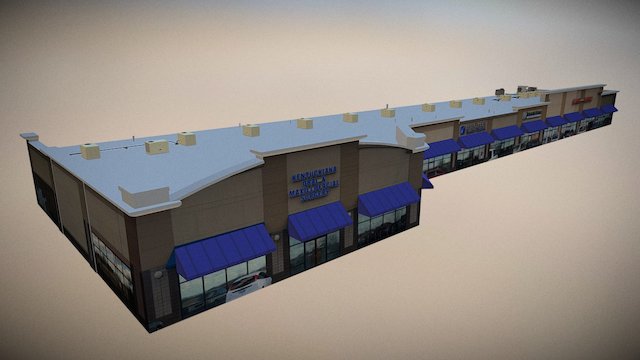 138 East Brooke Shopping Center 3D Model