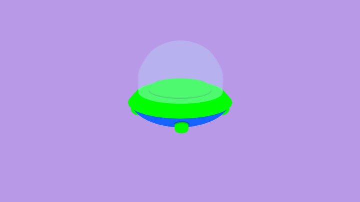 ufo 1 from gd – Free 3D Model STL