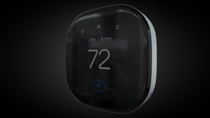 Smart Thermostat – Wall Mounted Concept