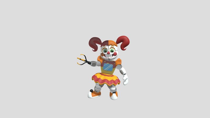 Adventure Claw Machine Baby 3D Model