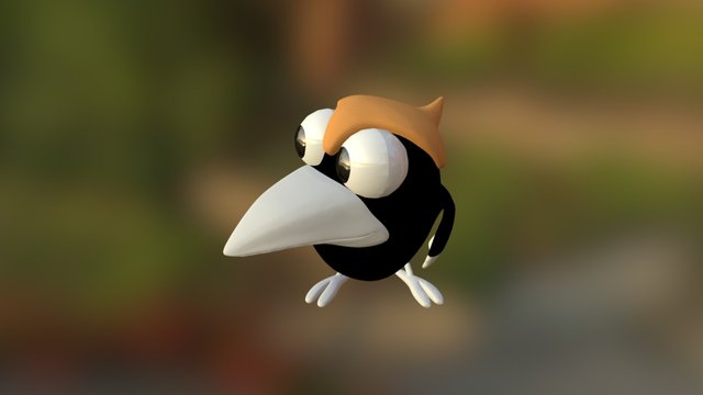 Bird 3ds 3D Model