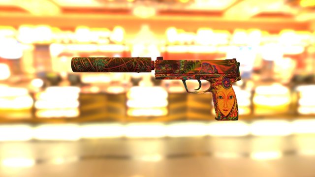 Usp-s Psychodelic 3D Model